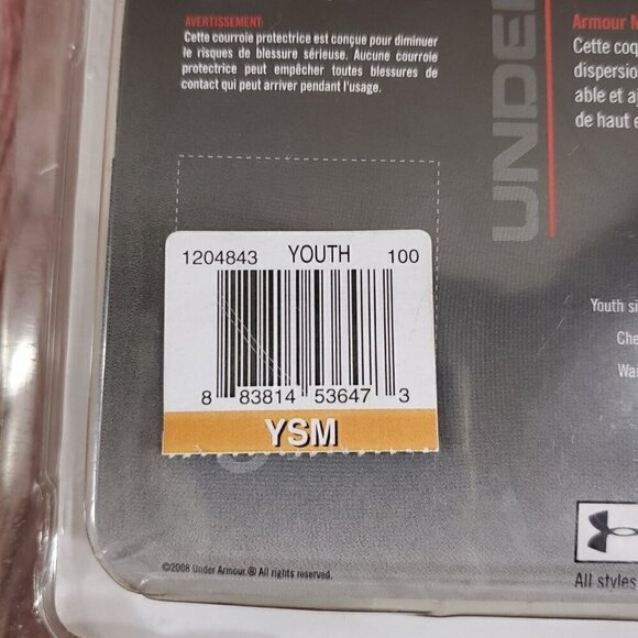 2008 Rare Under Armour Heatgear Youth Medium Performance Jock w/ Armour MPZ Cup - Picture 10 of 11